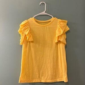 PREOWNED … EMORY ROSE “Size: L” Ruffle Sleeve Blouse